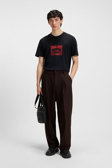 ΜΠΛΟΥΖΑ HUGO - 001 ΜΑΥΡΟ